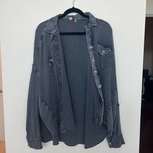 Free People knit shirt/jacket
